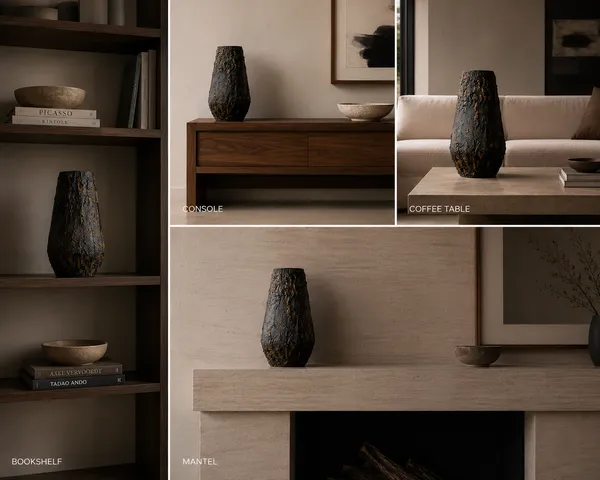 Hand-Painted_Terracotta_Rustic_Black_Volcanic_Textured_Decorative_Vase