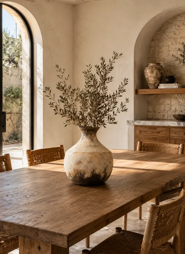 Hand-Painted_Terracotta_Ceramic_Rustic_Textured_Decorative_Vase