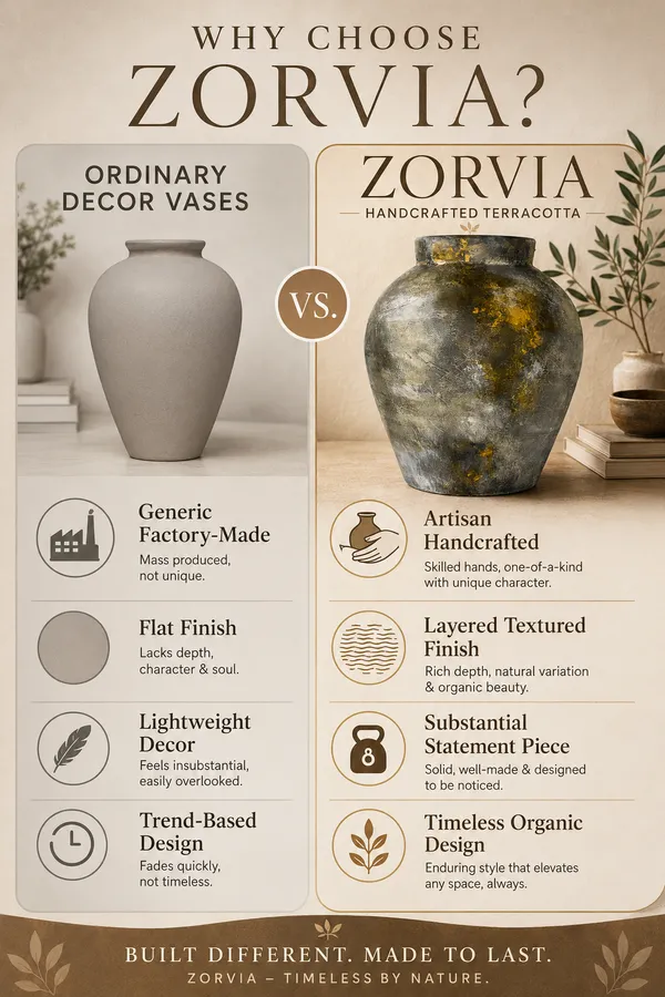 Hand-Painted_Terracotta_Rustic_Black_Textured_Decorative_Vase