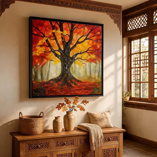 Autumn_Tree_Silhouette_Hand-Painted_Canvas_Wall_Painting