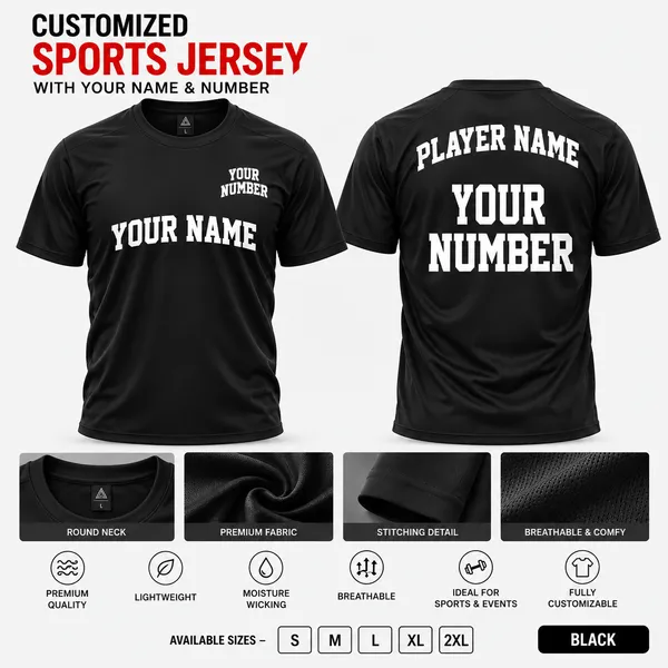 Black_Customizable_Sports_Jersey_for_Men_And_Women