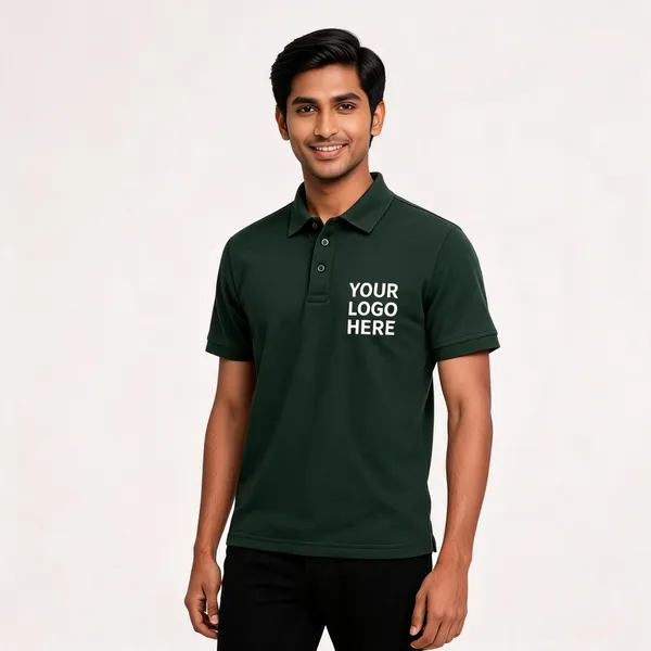 Green_Polyester_Regular_Fit_Polo_T-Shirt_For_Unisex