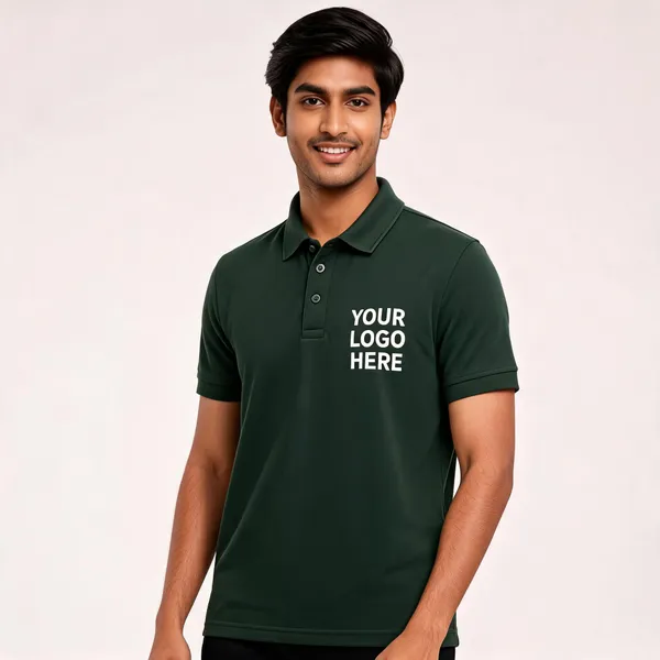 Green_Polyester_Regular_Fit_Polo_T-Shirt_For_Unisex