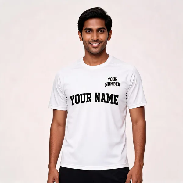 White_Polyester_Round_Neck_Sports_Jersey_For_Unisex
