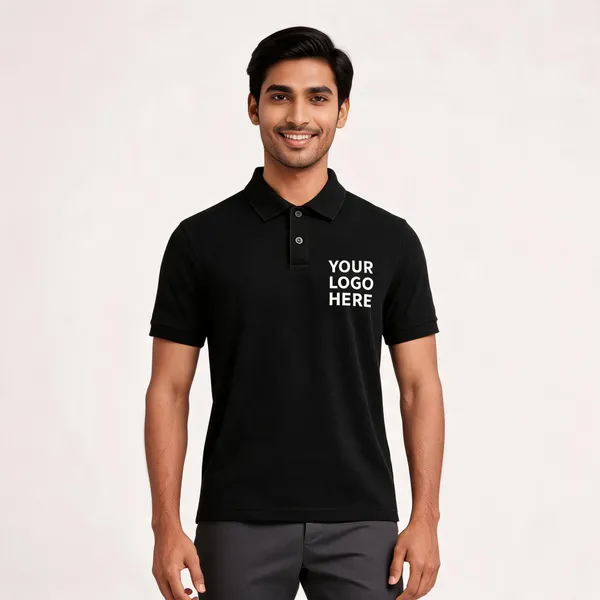 Black_Polyester_Regular_Fit_Polo_T-Shirt_For_Unisex