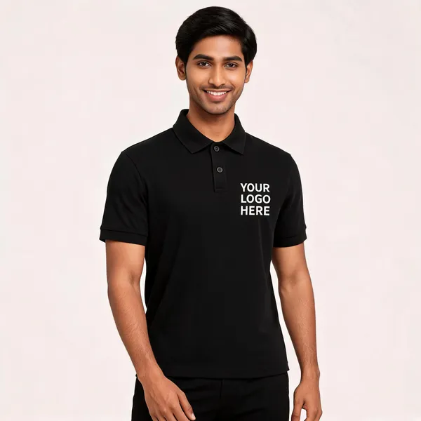 Black_Polyester_Regular_Fit_Polo_T-Shirt_For_Unisex