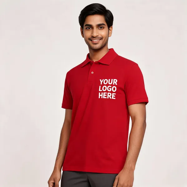 Red_Polyester_Regular_Fit_Polo_T-Shirt_For_Unisex