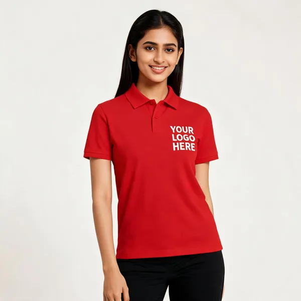 Red_Polyester_Regular_Fit_Polo_T-Shirt_For_Unisex