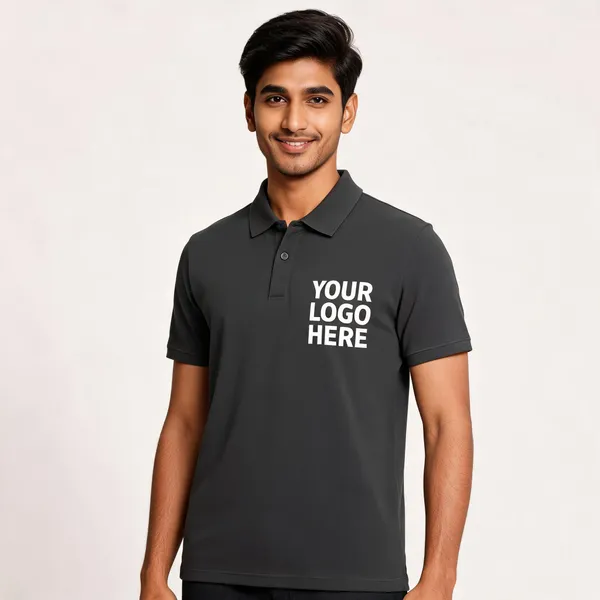 Black_Polyester_Regular_Fit_Polo_T-Shirt_For_Unisex