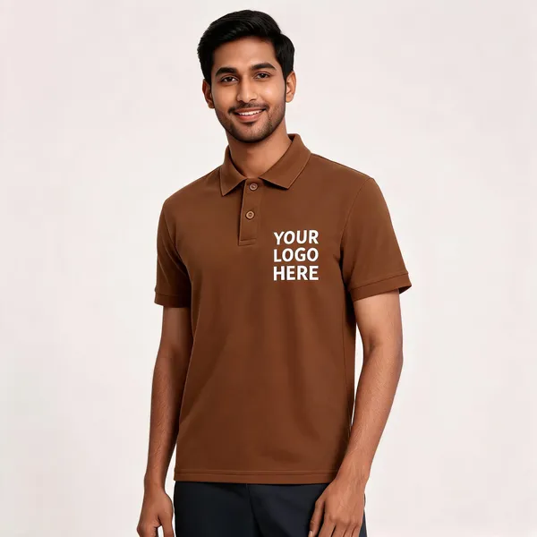 Brown_Polyester_Regular_Fit_Polo_T-Shirt_For_Unisex