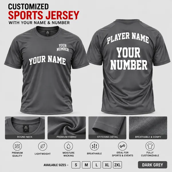 Dark_Grey_Sports_Fit_Jersey_For_Men_And_Women