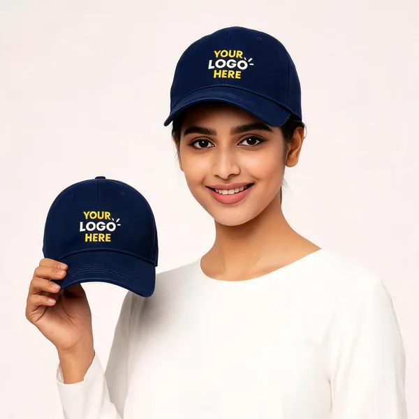 Navy_Polyester_Adjustable_Printed_Baseball_Cap_For_Unisex_-_Pack_of_2