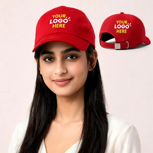 Red_Polyester_Adjustable_Printed_Baseball_Cap_For_Unisex_-_Pack_of_2