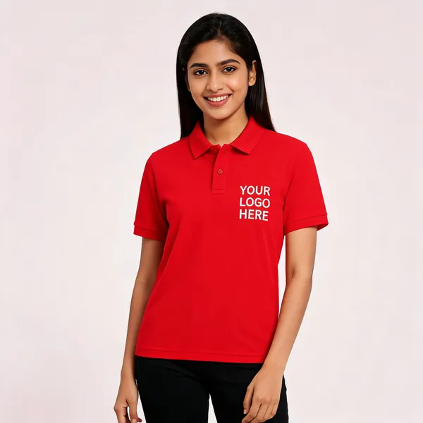 Red_Polyester_Regular_Fit_Polo_T-Shirt_For_Unisex