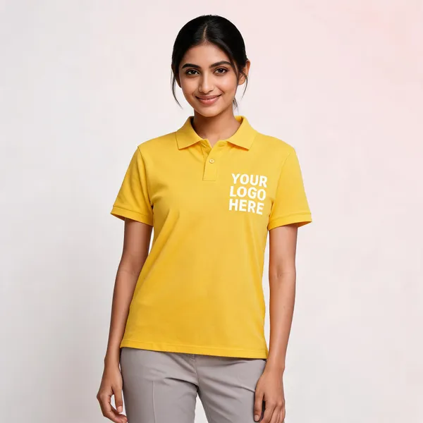 Yellow_Polyester_Regular_Fit_Polo_T-Shirt_For_Unisex