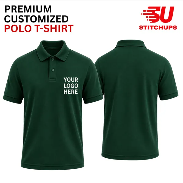 Dark_Green_Regular_Fit_Polo_T-Shirt_for_Men