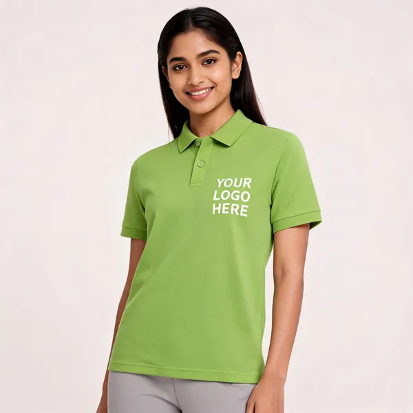 Green_Polyester_Regular_Fit_Polo_T-Shirt_For_Unisex