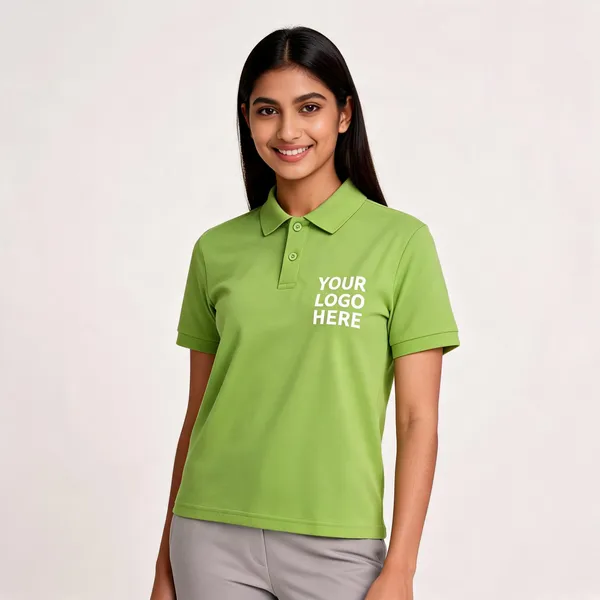 Green_Polyester_Regular_Fit_Polo_T-Shirt_For_Unisex