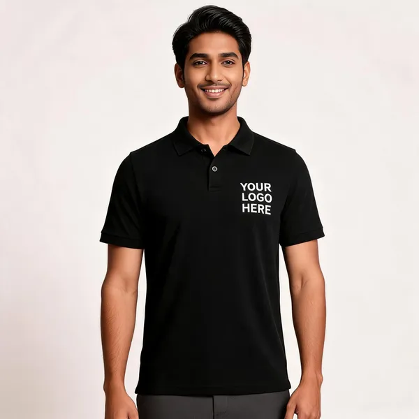 Black_Polyester_Regular_Fit_Polo_T-Shirt_For_Unisex