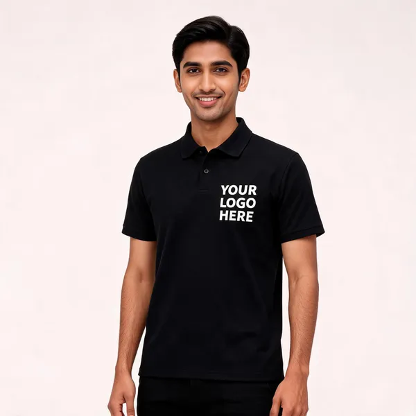 Black_Polyester_Regular_Fit_Polo_T-Shirt_For_Unisex
