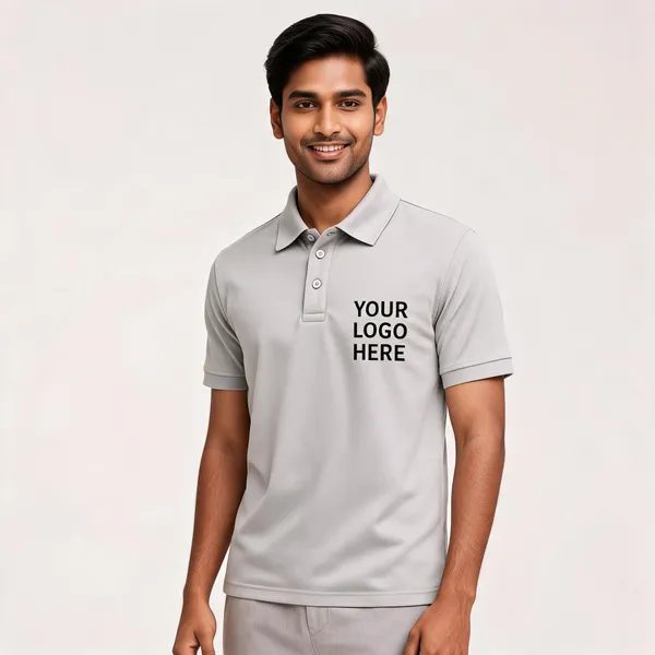 Grey_Polyester_Regular_Fit_Polo_T-Shirt_For_Unisex
