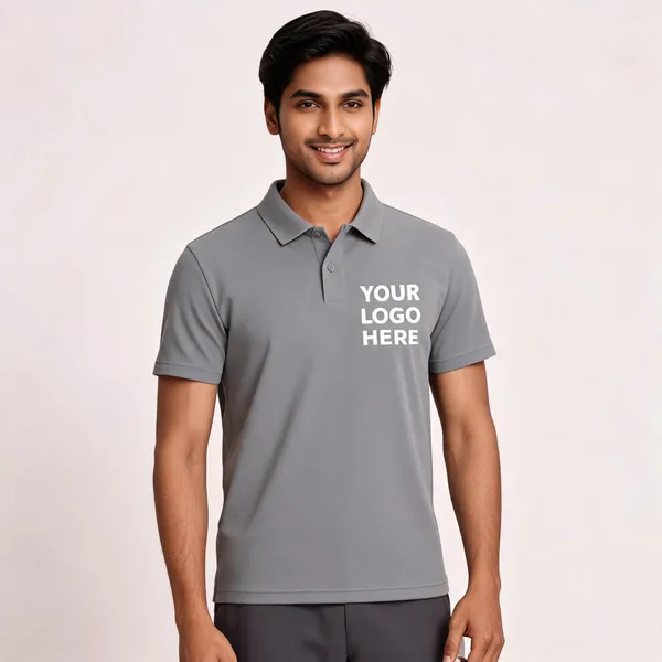 Grey_Polyester_Regular_Fit_Polo_T-Shirt_For_Unisex