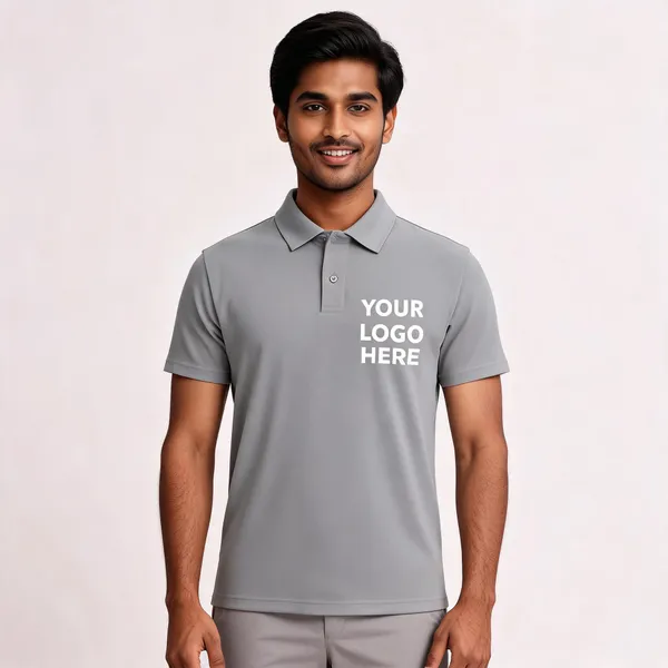 Grey_Polyester_Regular_Fit_Polo_T-Shirt_For_Unisex
