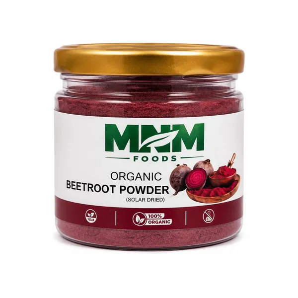 Mnm_Foods_Beetroot_Powder_(Chukandar_Powder)_100%_Pure_Solar_Dried_|_Rich_In_Natural_Nitrates,_Iron_&_Antioxidants_|_Supports_Energy,_Stamina_&_Daily_Wellness_|_Zero_Additives_|_Premium_Airtight_Pet_Jar