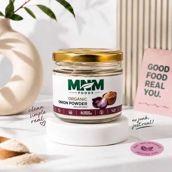 MNM_FOODS_Onion_Powder_(Pyaaz_Powder)_100%_Pure_Solar_Dried_|_Rich_in_Natural_Antioxidants_|_Enhances_Flavor_&_Supports_Daily_Wellness_|_Zero_Additives_|_Premium_Airtight_PET_Jar