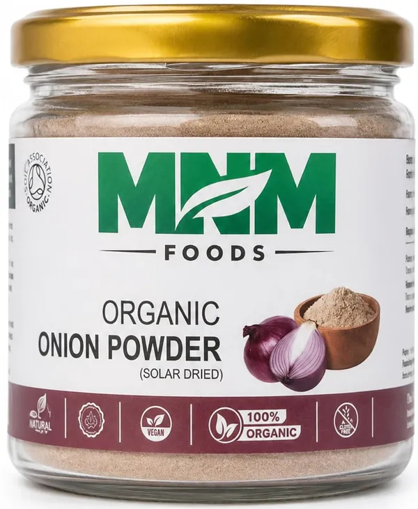 MNM_FOODS_Onion_Powder_(Pyaaz_Powder)_100%_Pure_Solar_Dried_|_Rich_in_Natural_Antioxidants_|_Enhances_Flavor_&_Supports_Daily_Wellness_|_Zero_Additives_|_Premium_Airtight_PET_Jar