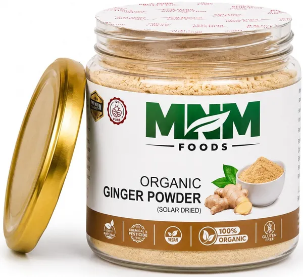 MNM_FOODS_Ginger_Powder_(Sonth/Adrak_Powder)_100%_Pure_Solar_Dried_|_Supports_Digestion,_Immunity_&_Daily_Wellness_|_Zero_Additives_|_Premium_Airtight_PET_Jar