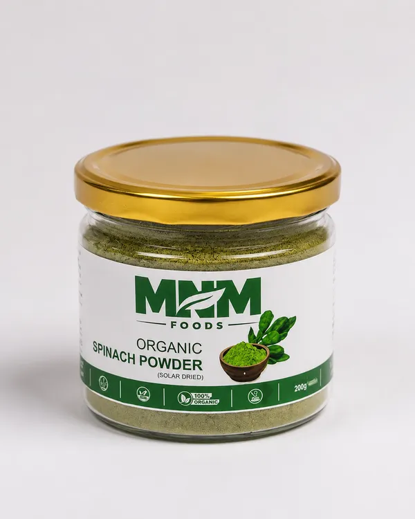 Mnm_Foods_Spinach_Powder_(Palak_Powder)_100%_Pure_Solar_Dried_|_Rich_In_Iron,_Fiber_&_Natural_Antioxidants_|_Supports_Energy,_Immunity_&_Healthy_Digestion_|_Zero_Additives_|_Premium_Airtight_Pet_Jar_|_100G