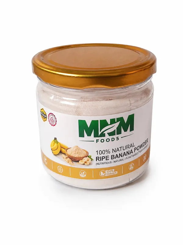 Mnm_Foods_Ripe_Banana_Powder_100%_Pure_Solar_Dried_|_Rich_In_Potassium,_Dietary_Fiber_&_Natural_Energy_|_Supports_Healthy_Digestion_&_Daily_Wellness_|_Zero_Additives_|_Premium_Airtight_Pet_Jar_|_100G