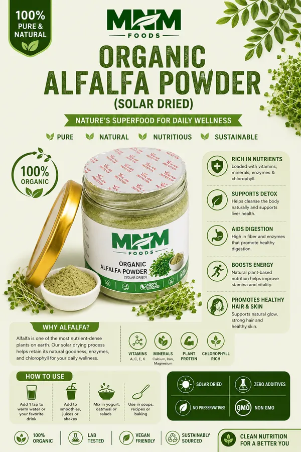 Mnm_Foods_Alfalfa_Powder_(Rajka_Powder/Lucerne_Powder)_100%_Pure_Solar_Dried_|_Rich_In_Vitamins,_Minerals_&_Natural_Antioxidants_|_Supports_Daily_Wellness_&_Healthy_Digestion_|_Zero_Additives_|_Premium_Airtight_Pet_Jar_|_100G