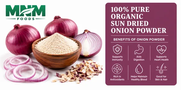 MNM_FOODS_Onion_Powder_(Pyaaz_Powder)_100%_Pure_Solar_Dried_|_Rich_in_Natural_Antioxidants_|_Enhances_Flavor_&_Supports_Daily_Wellness_|_Zero_Additives_|_Premium_Airtight_PET_Jar
