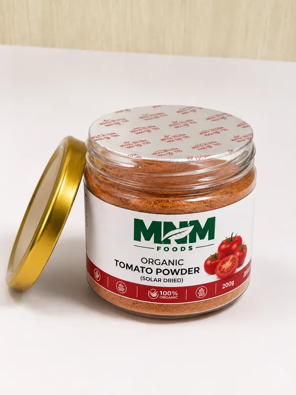 Mnm_Foods_Tomato_Powder_100%_Pure_Solar_Dried_|_Rich_In_Lycopene_&_Natural_Antioxidants_|_Supports_Healthy_Skin_&_Immunity_|_Zero_Additives_|_Premium_Airtight_Pet_Jar_|_100G