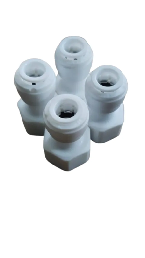 White_Plastic_Push-Fit_Quick_Connector_Fittings_Pack_Of_10_-_Pack_of_3