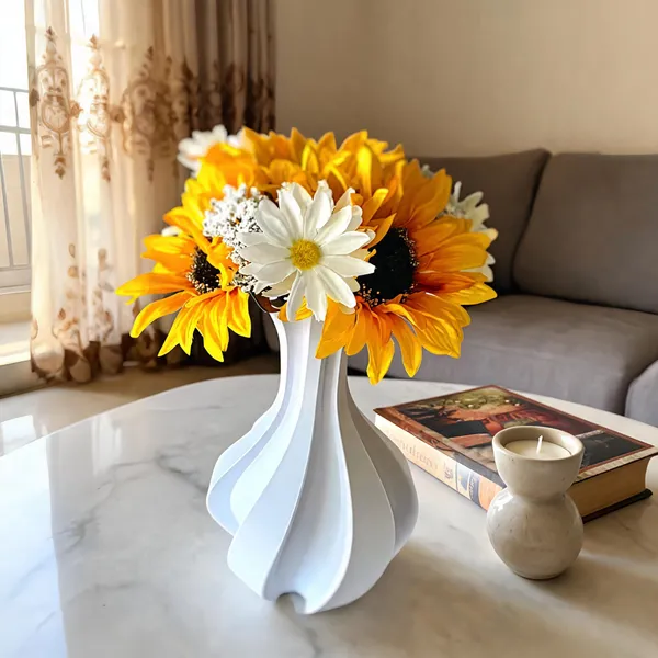 Pla_Pro_And_Minimalist_White_Decorative_Vase