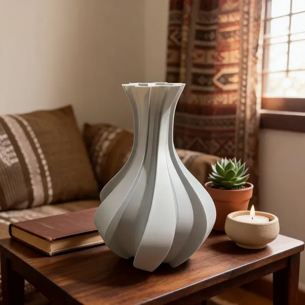 Pla_Pro_And_Classic_White_Decorative_Vase