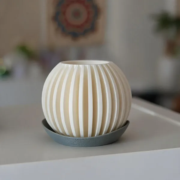 Pla_Pro_And_Contemporary_White_Planter_&_Vase