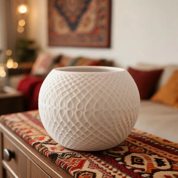 Pla_Pro_And_Modern_White_Planter_&_Vase