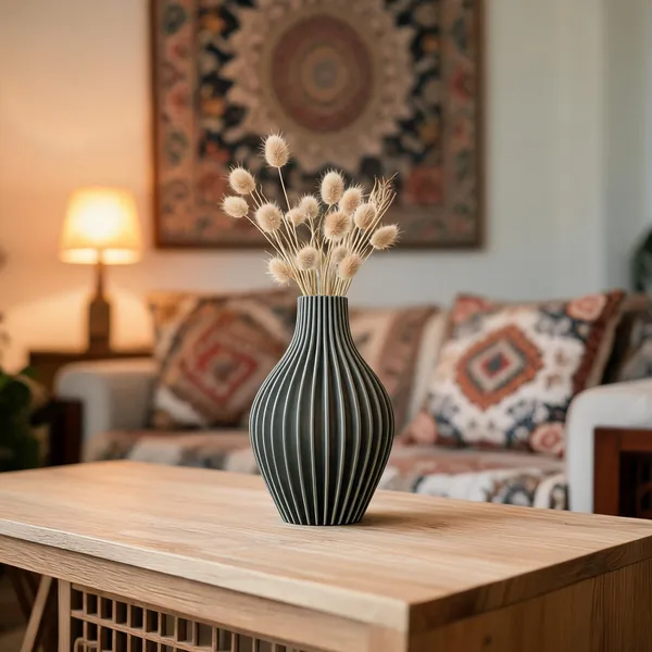 Pla_Pro_And_Contemporary_Grey_Decorative_Vase