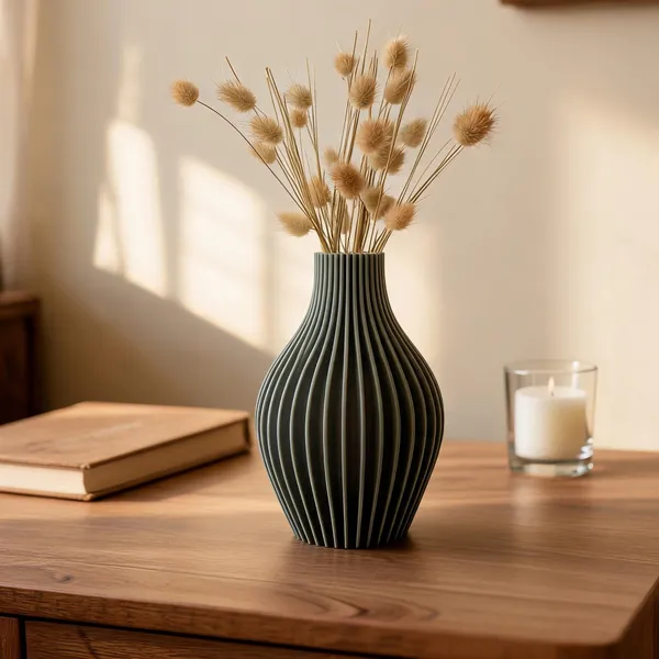 Pla_Pro_And_Contemporary_Grey_Decorative_Vase