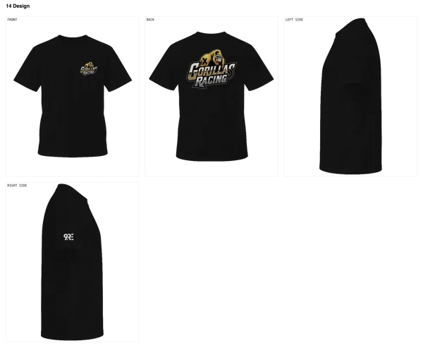 Black_Cotton_Regular_Fit_Gorilla_Racing_Graphic_T-Shirt_For_Unisex