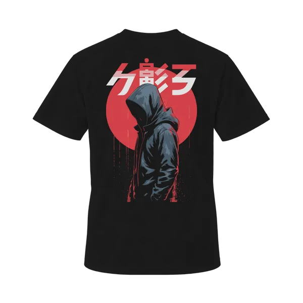 Black_Cotton_Regular_Fit_Hooded_Character_Graphic_T-Shirt_For_Unisex