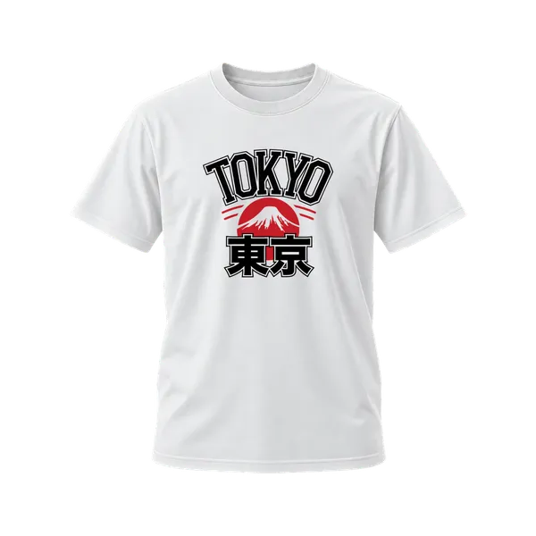 White_Cotton_Regular_Fit_Tokyo_Graphic_T-Shirt_For_Unisex