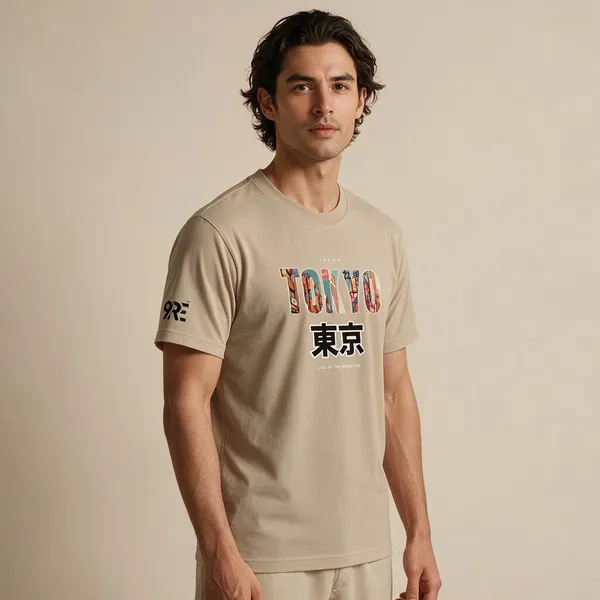 Beige_Cotton_Regular_Fit_Solid_T-Shirt_For_Unisex
