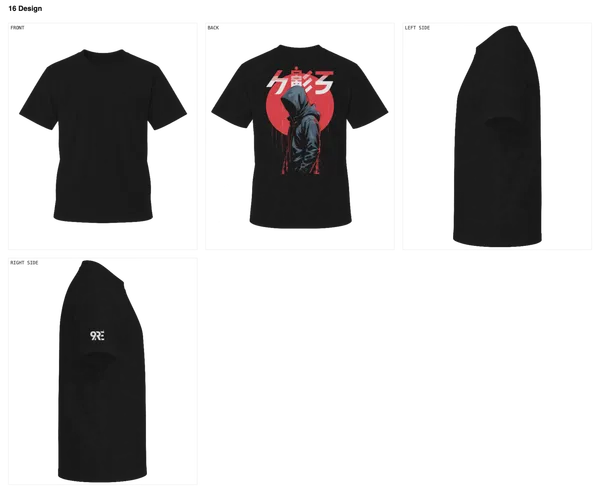 Black_Cotton_Regular_Fit_Hooded_Character_Graphic_T-Shirt_For_Unisex