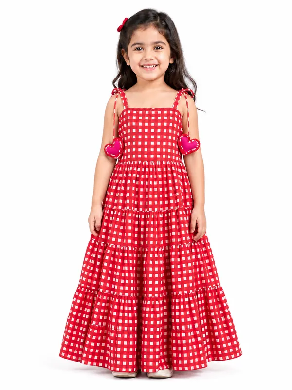Red_Gingham_Tiered_Maxi_Dress_for_Girls