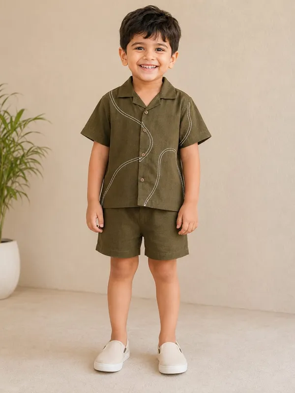 Olive_Green_Casual_Shirt_for_Boys
